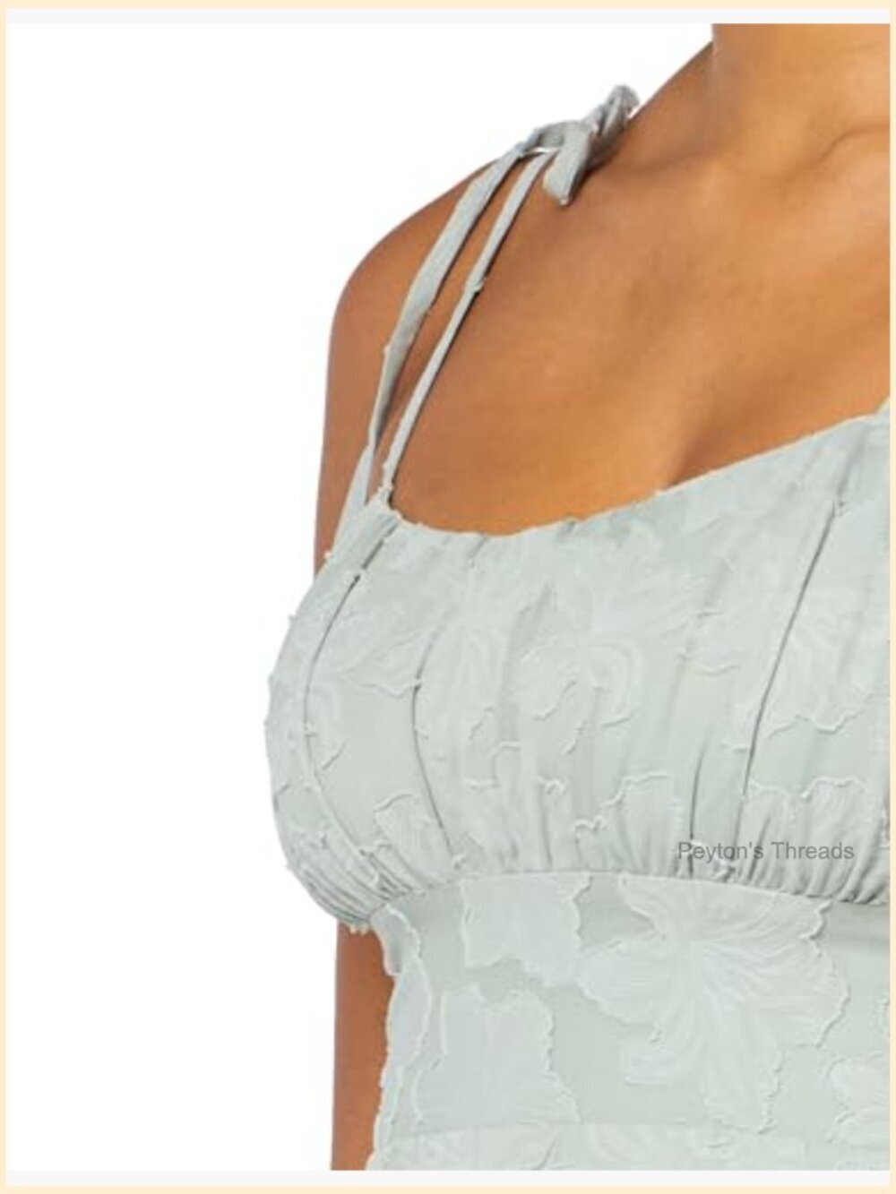 Sleeveless Empire Waist Midi Dress A-line Pull On - Picture 3 of 3